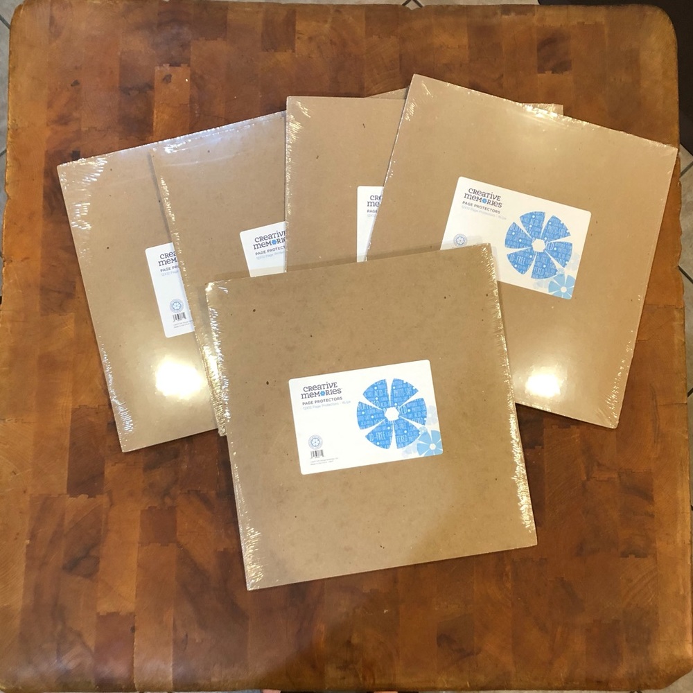 Creative Memories True 12x12 Page Protectors- Set of 5